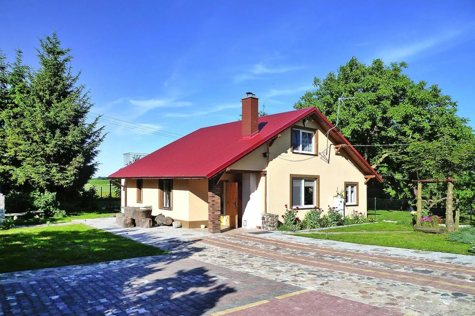 Holiday home, Wiejkowko-Dom, 150 qm-Exterior summer