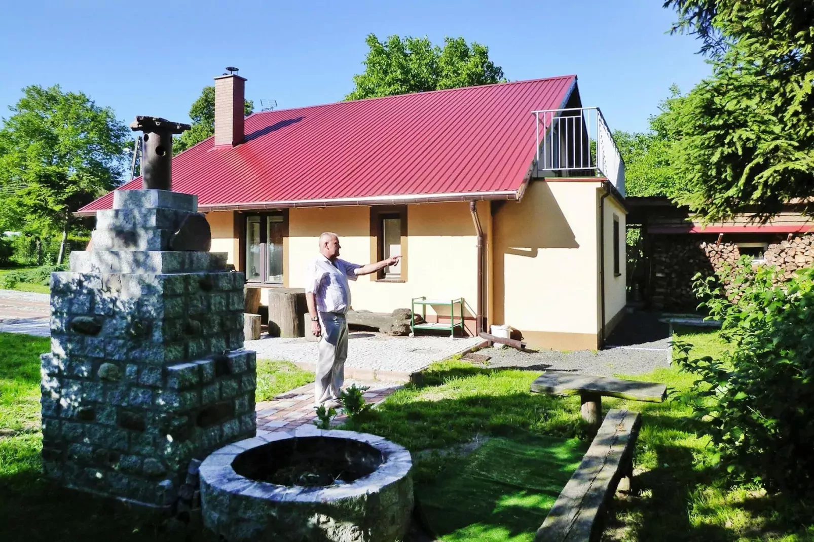 Holiday home, Wiejkowko-Dom, 150 qm-Exterior summer
