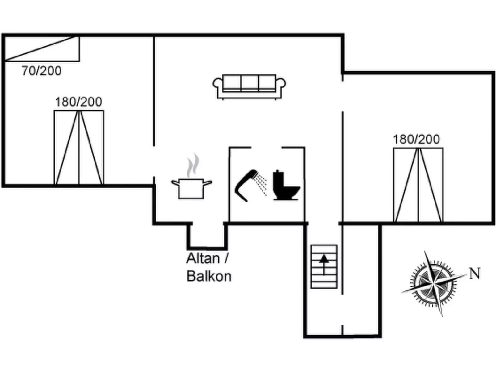 "Evangelina" - 350m from the sea-Inside