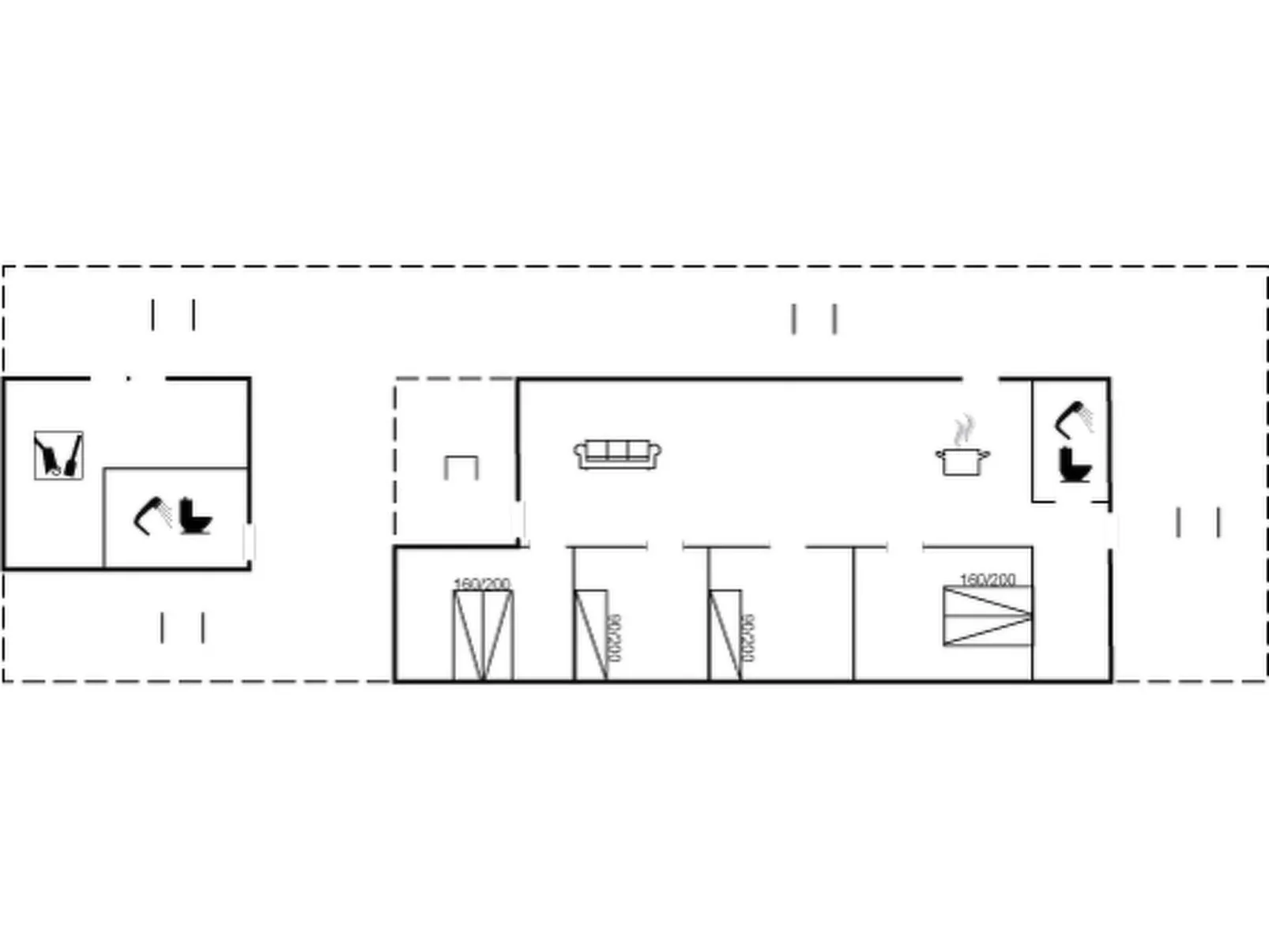 "Sighref" - 300m from the sea-Dedans