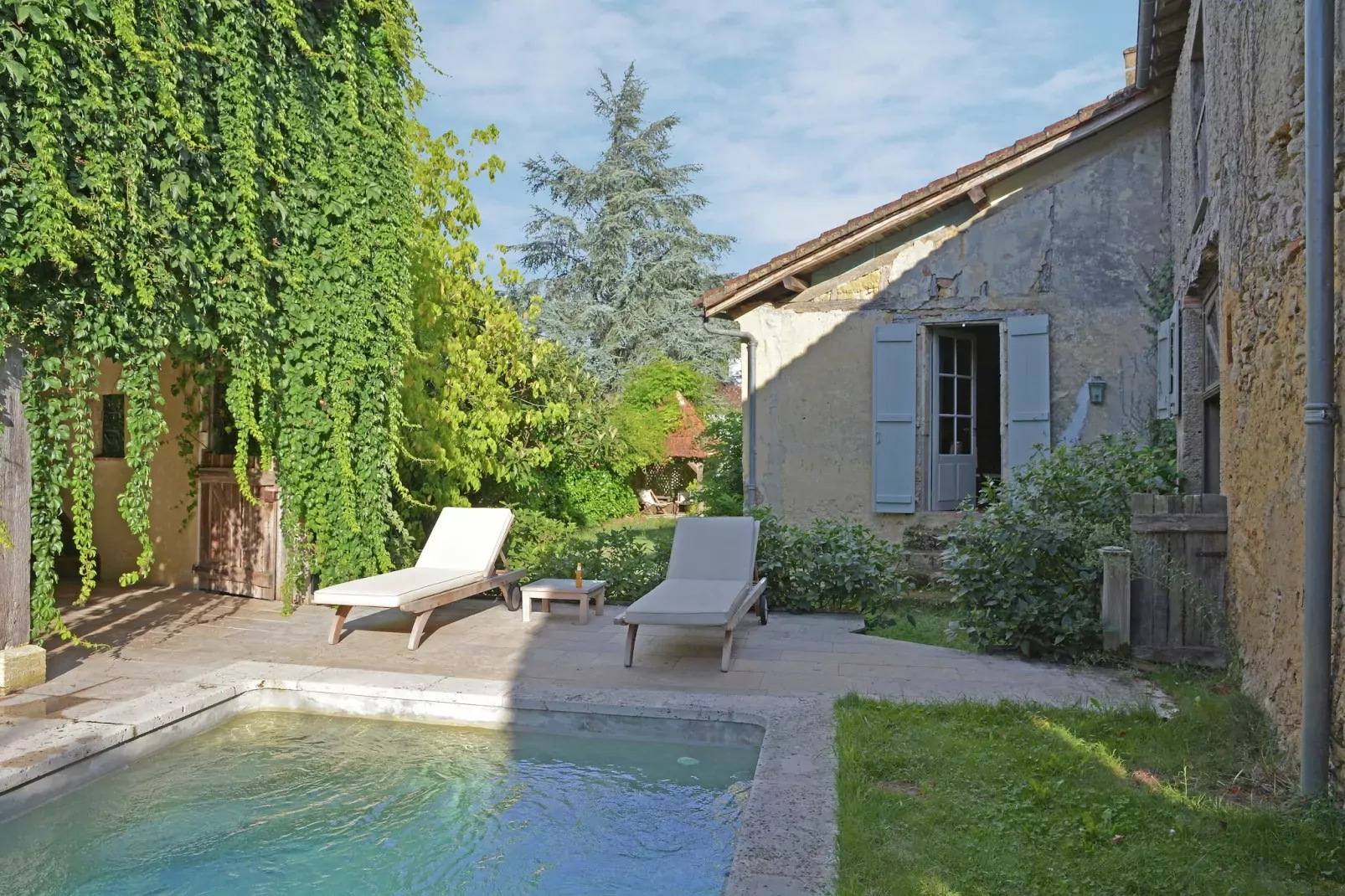 Maison Romaine Romantique-Extérieur été