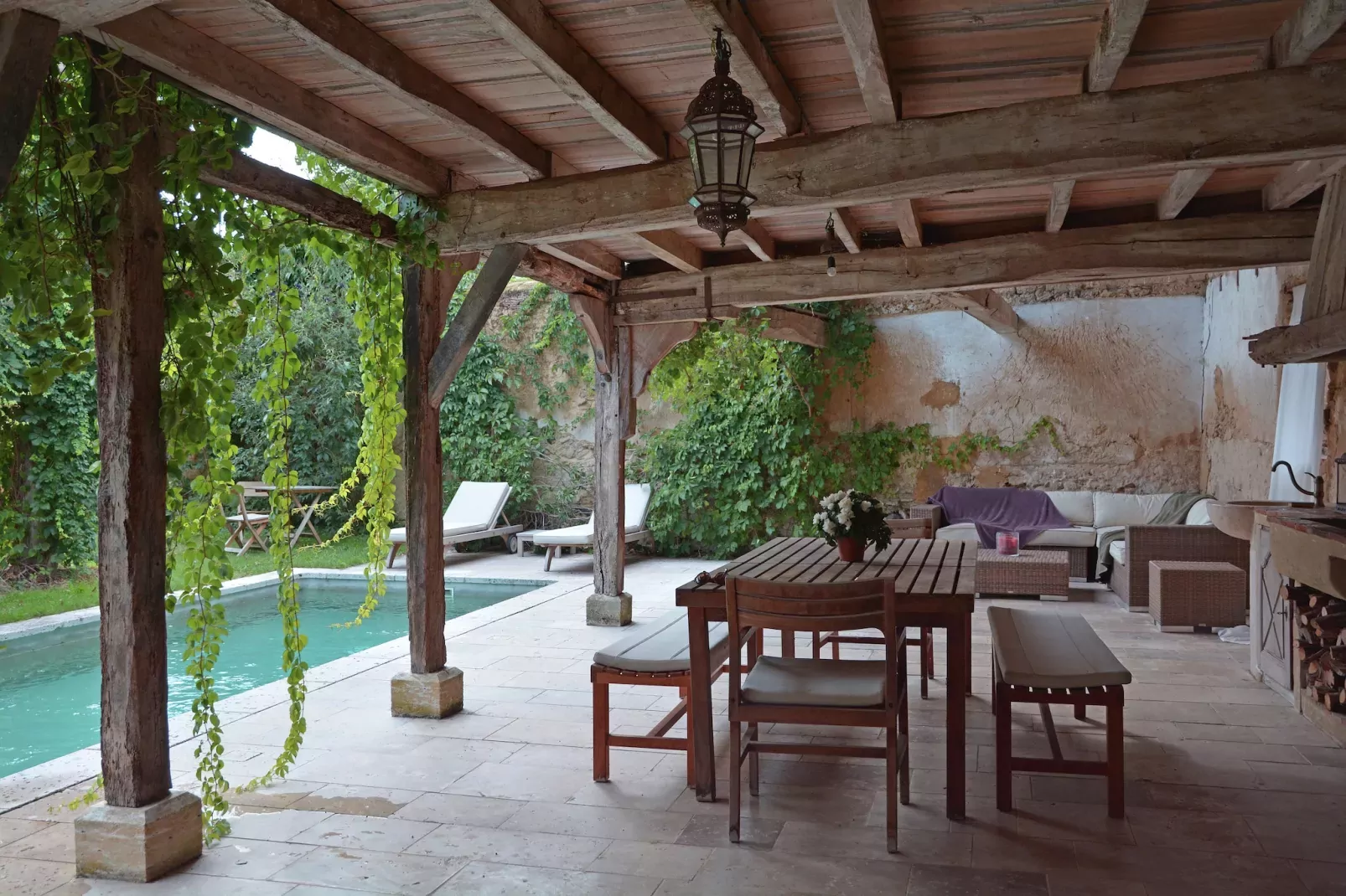 Maison Romaine Romantique-Balcon-terrasse