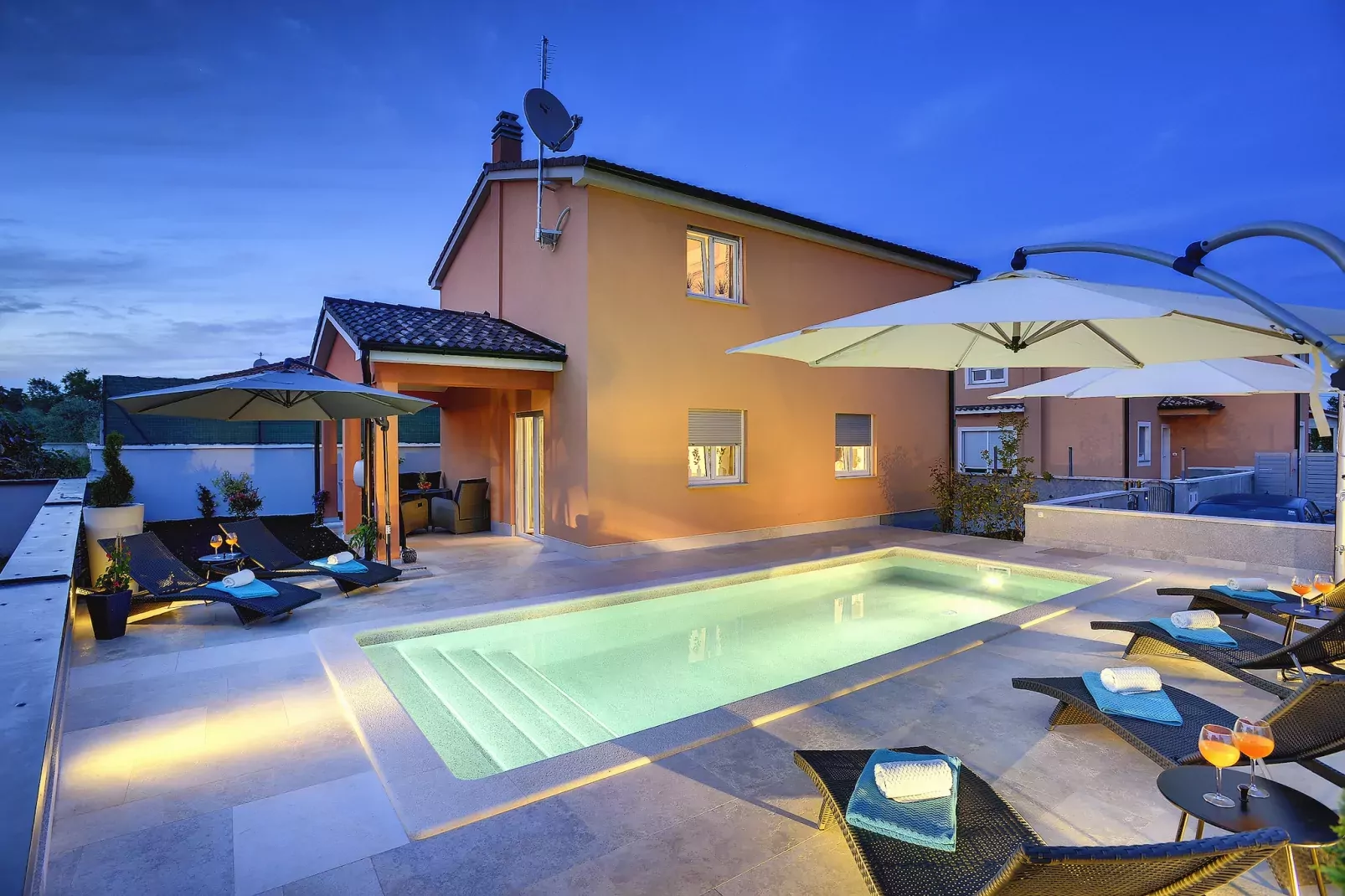 Casa Jadreski-Außenbereich Sommer