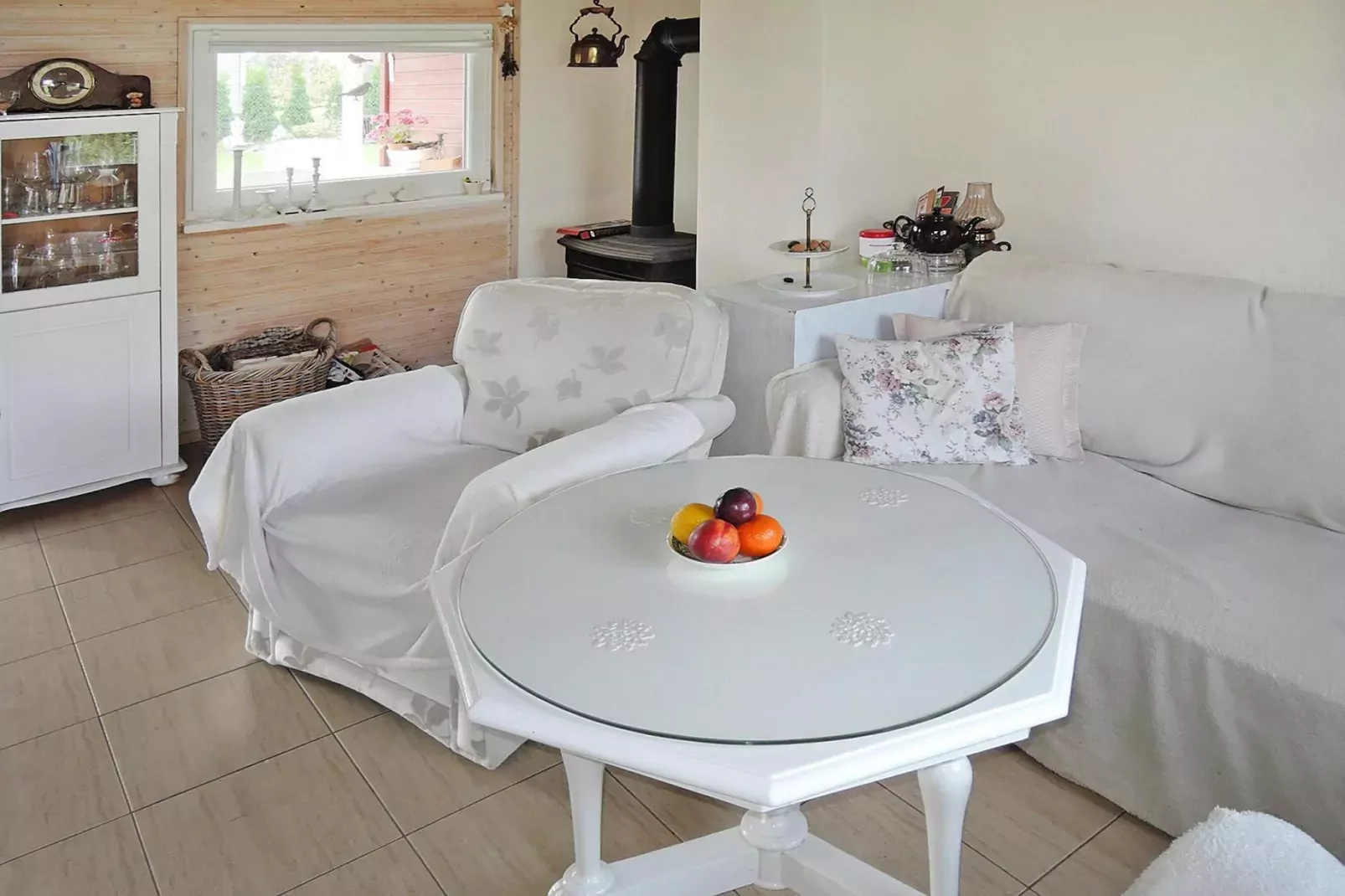 Holiday House Troszyn  Himbeer Haus 60 qm-Wohnzimmer