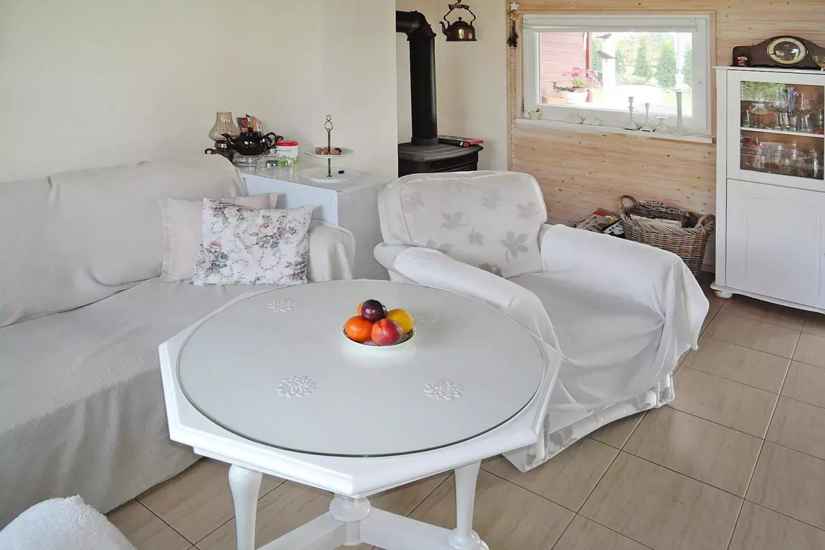 Holiday House Troszyn  Himbeer Haus 60 qm-Wohnzimmer