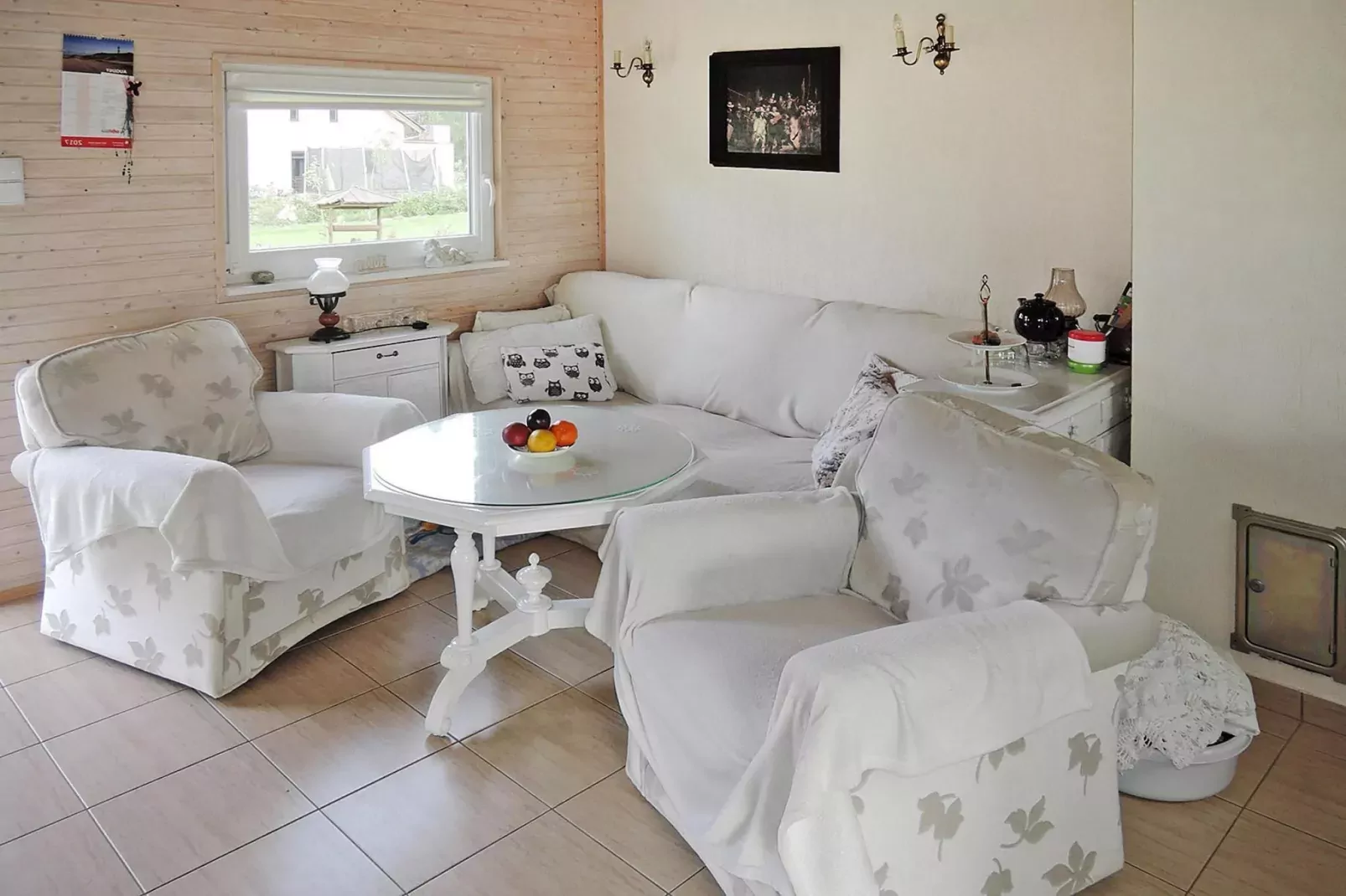 Holiday House Troszyn  Himbeer Haus 60 qm-Wohnzimmer