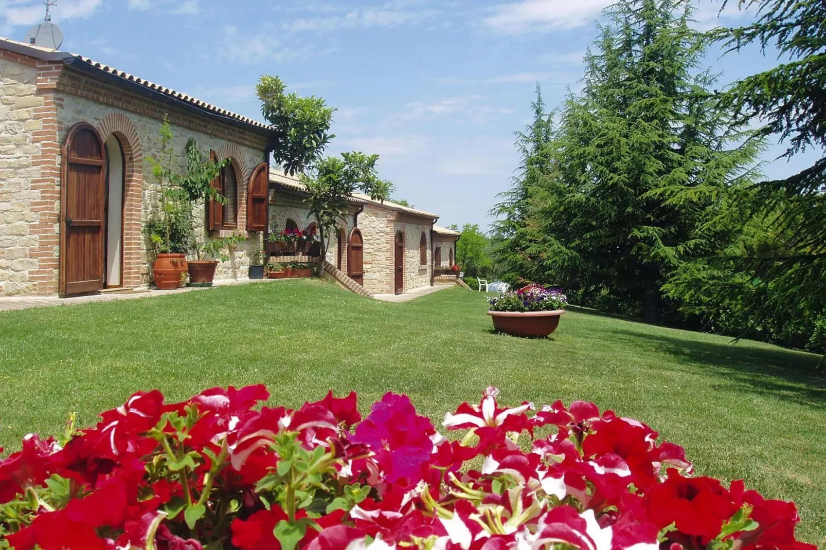 Residence La Ginestra, Montelparo-qaudrilo-Gardens summer