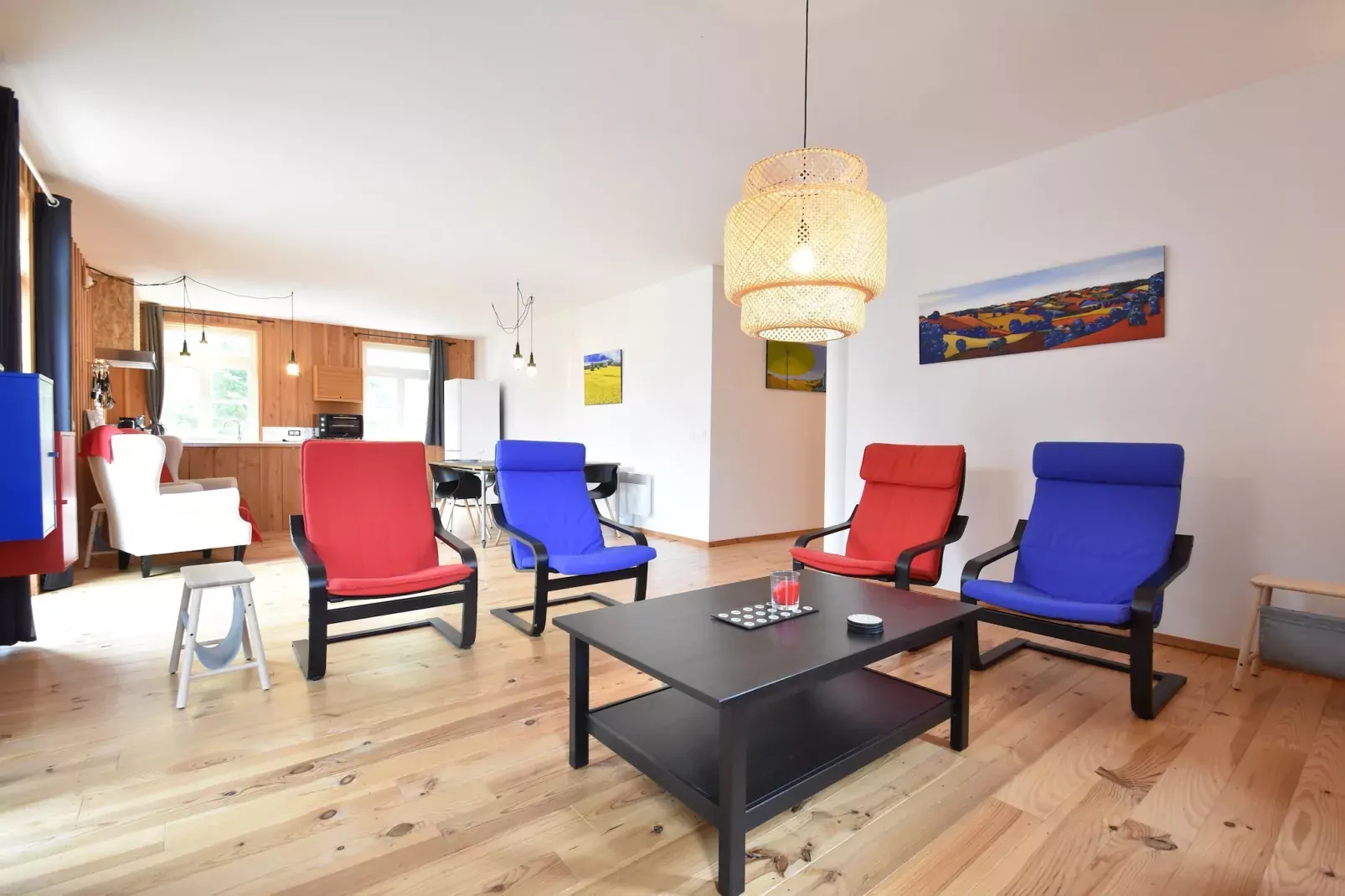 Apt  Piscine 4 pers - Levien-Living room
