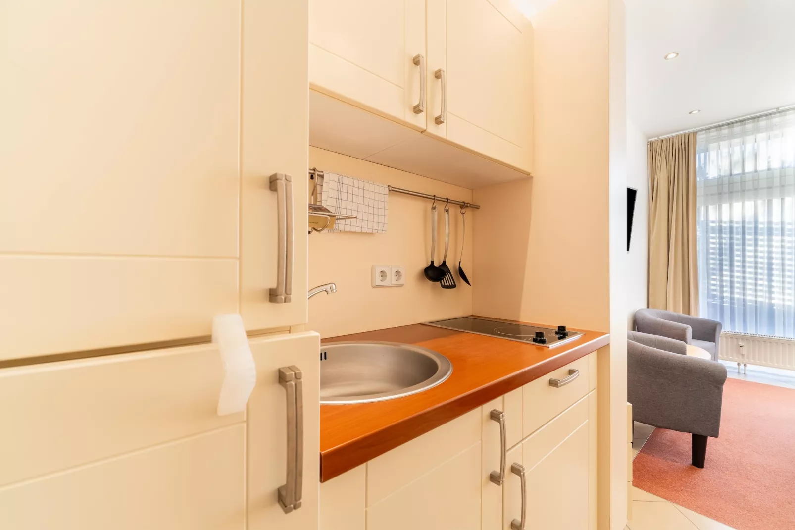 Apartment Strandläufer 114-Kitchen