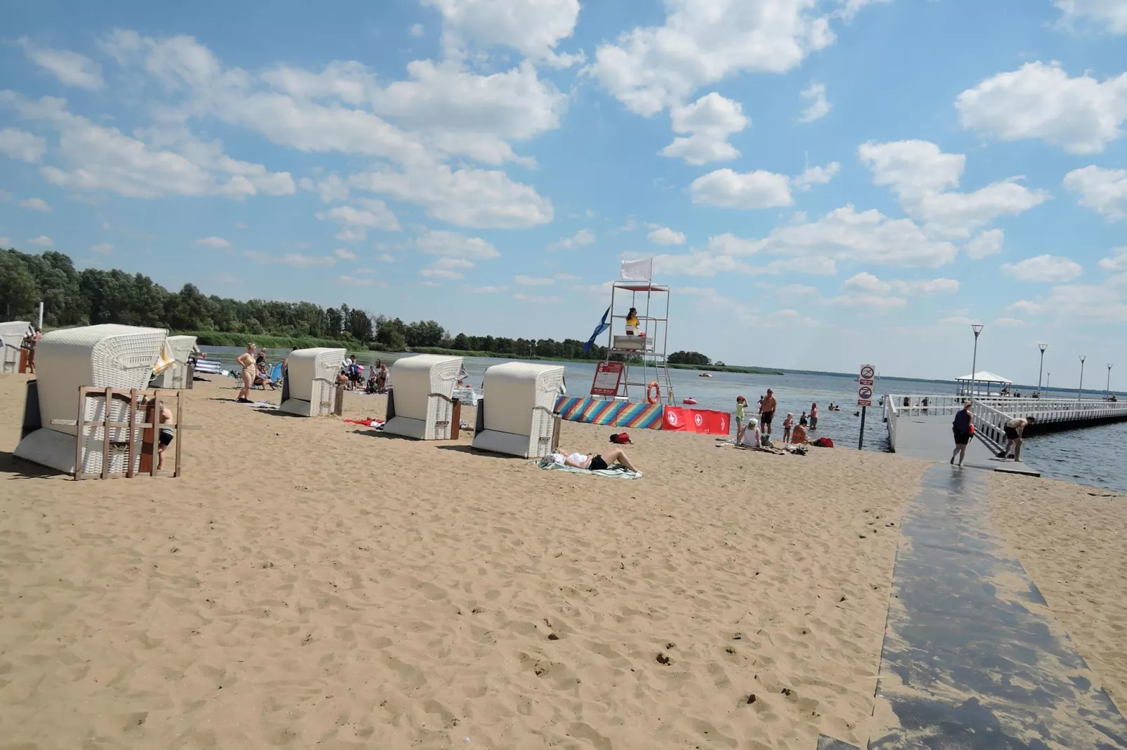 Ferienhaus Panorama in Kopice bei Stepnica-Water view