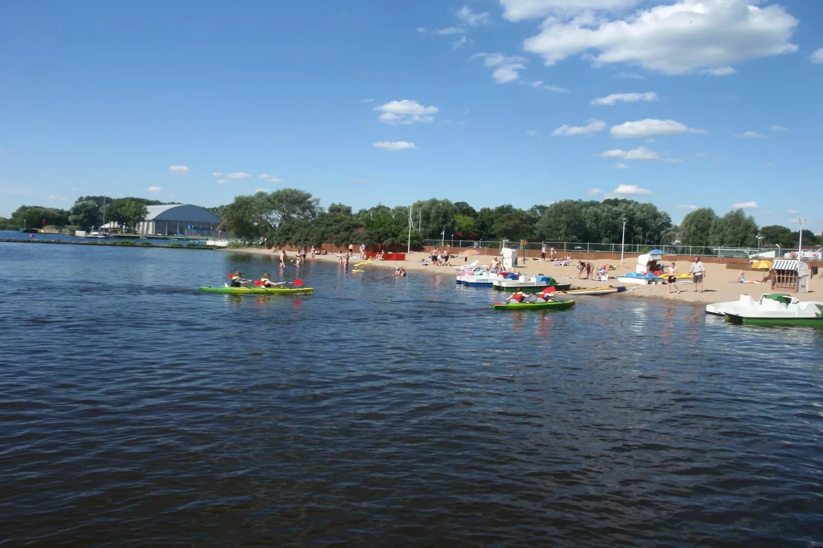 Ferienhaus Panorama in Kopice bei Stepnica-Water view