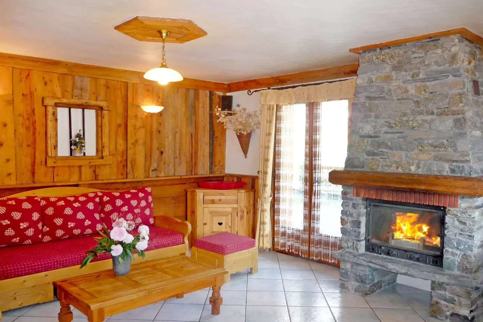 Chalet de la Côte-Wohnzimmer