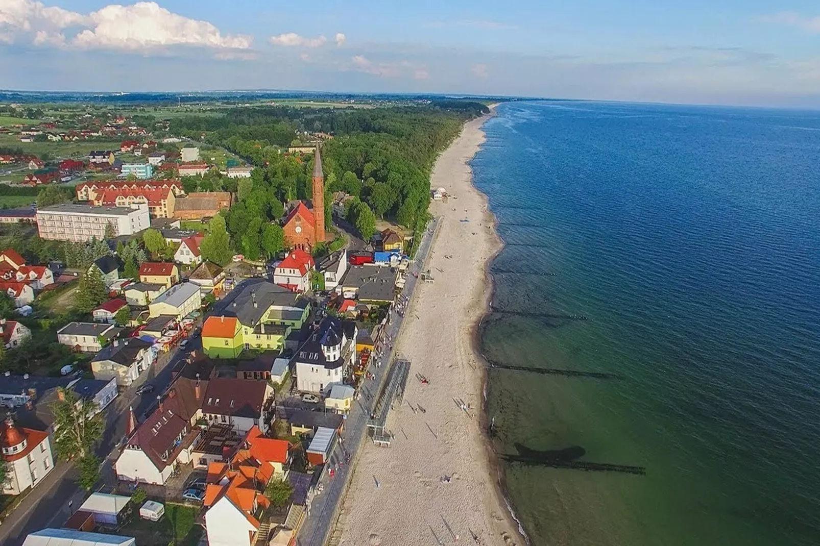 Domki wakacyjne Sarbinowo-Areas summer 1km