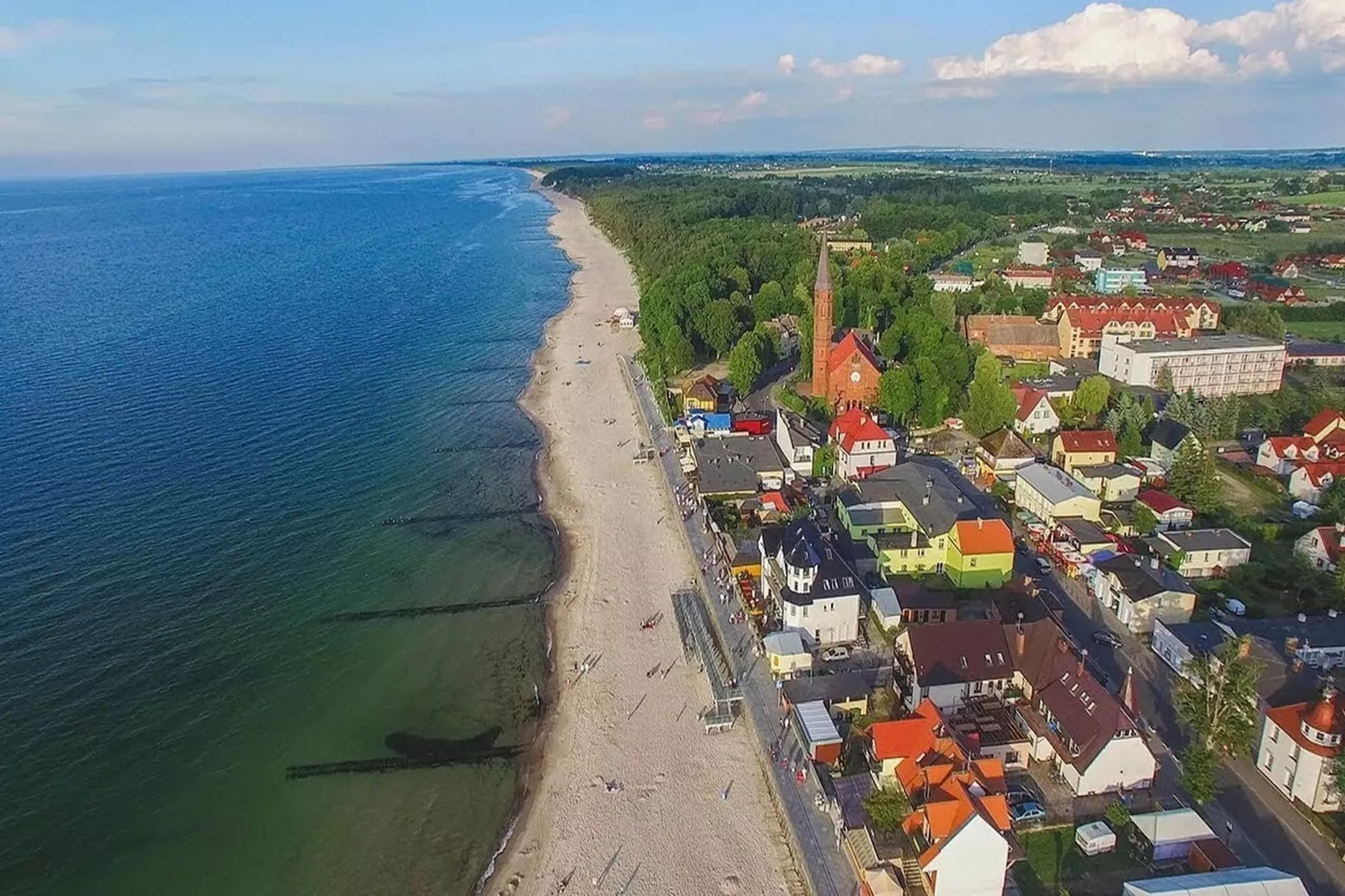 Domki wakacyjne Sarbinowo-Areas summer 1km