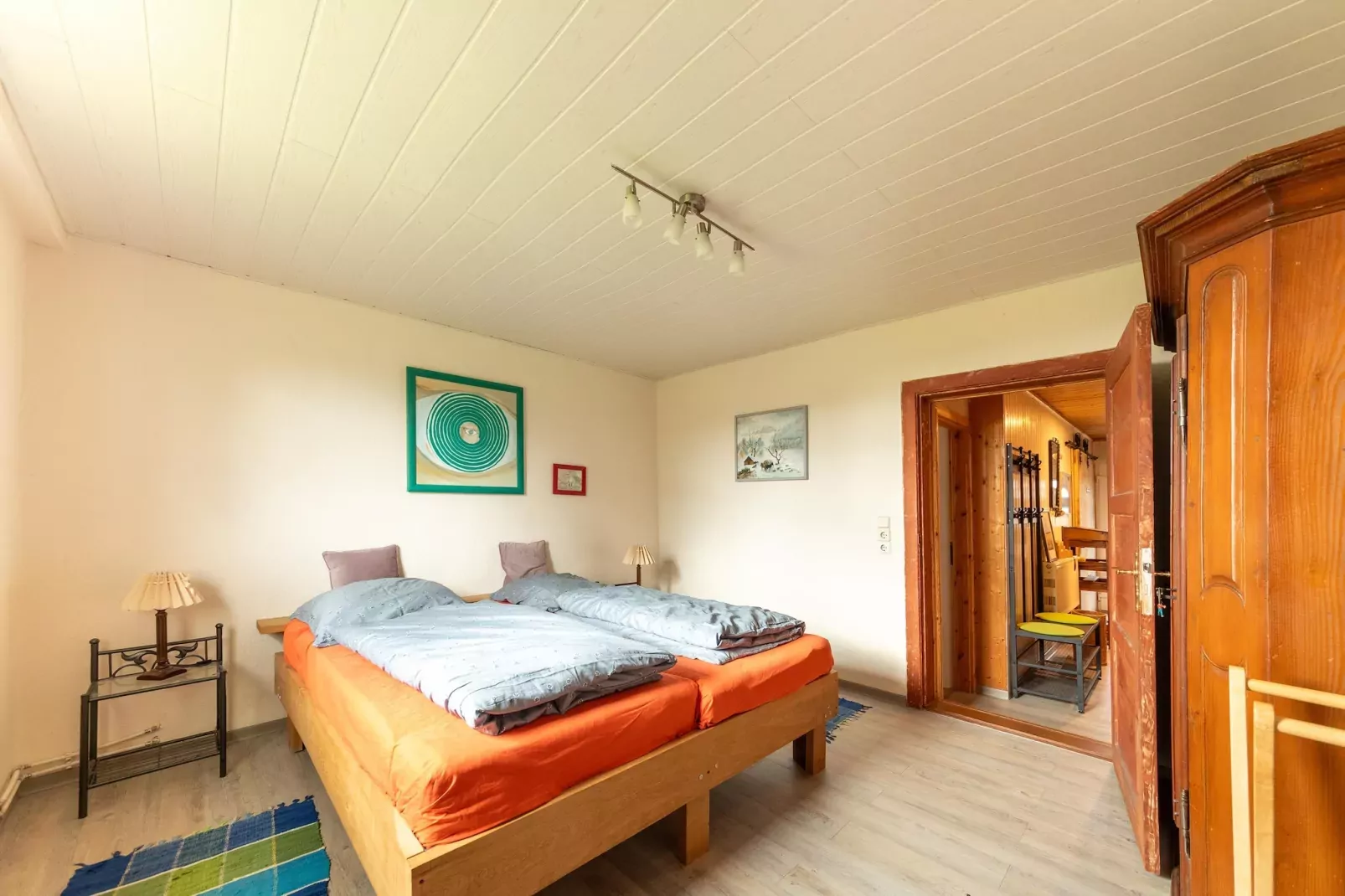 Ferienhaus am Peenebach in Klein Bünzow-Bedroom