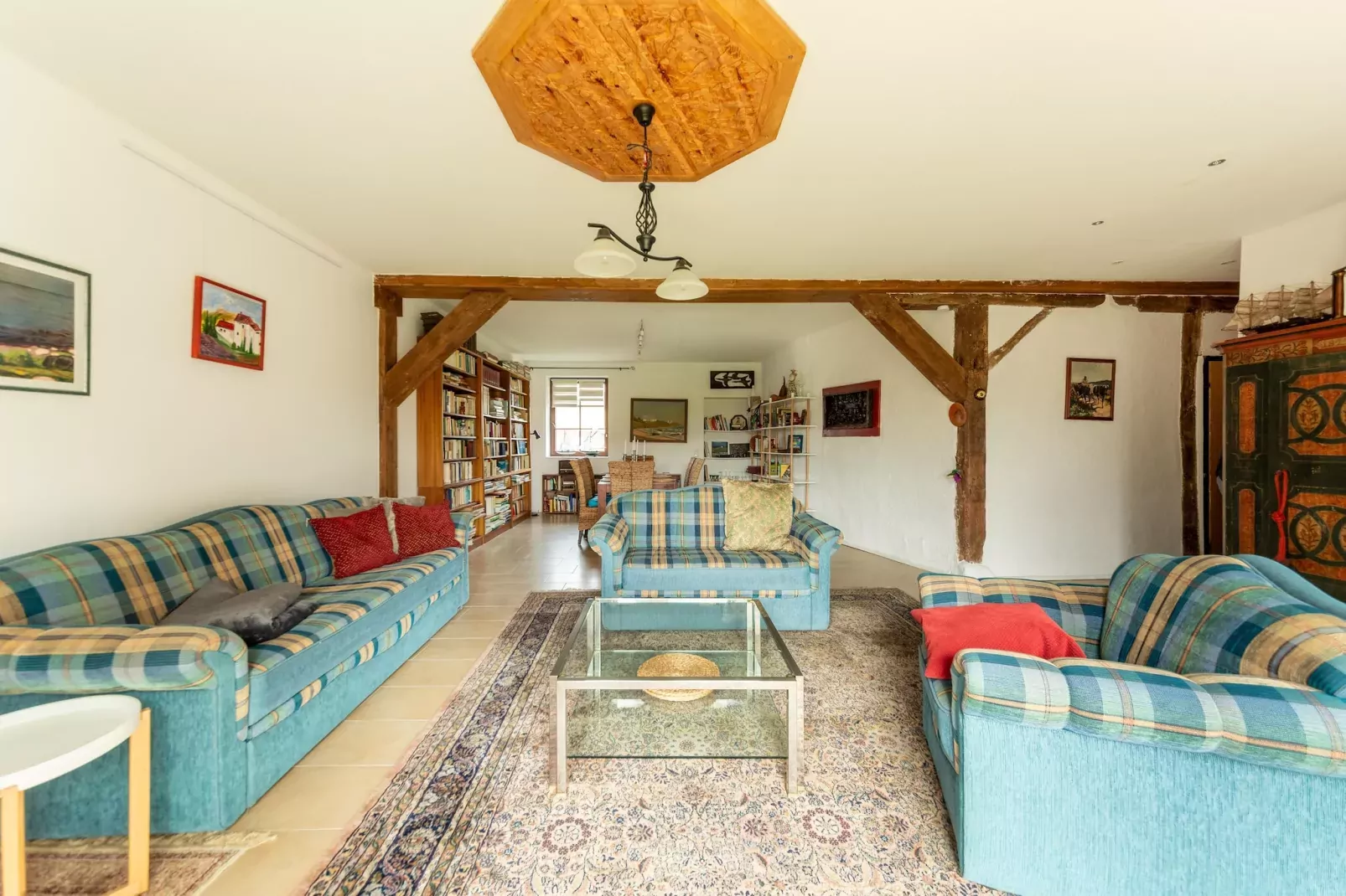 Ferienhaus am Peenebach in Klein Bünzow-Living room