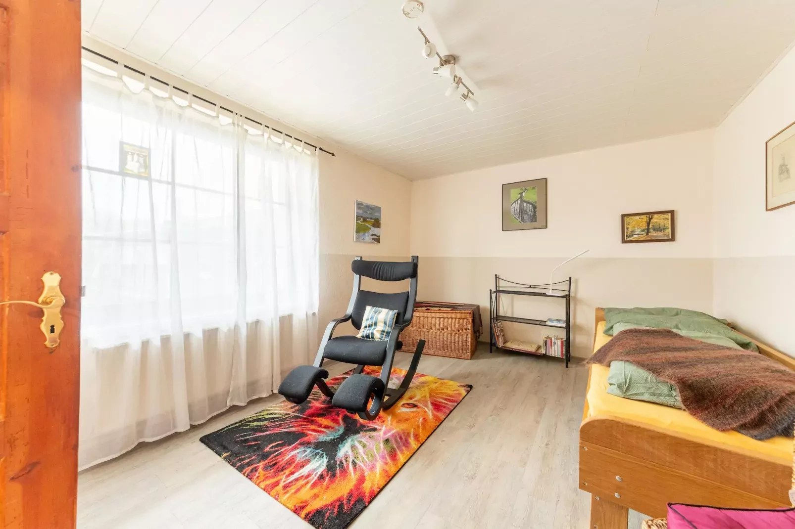 Ferienhaus am Peenebach in Klein Bünzow-Bedroom