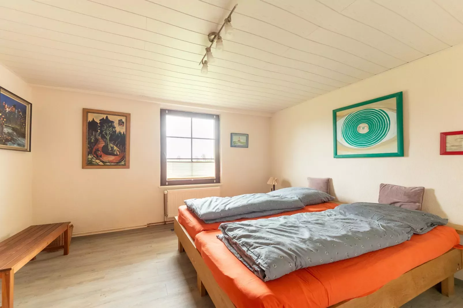 Ferienhaus am Peenebach in Klein Bünzow-Bedroom
