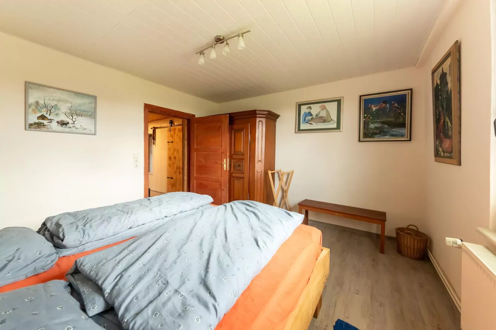 Ferienhaus am Peenebach in Klein Bünzow-Bedroom