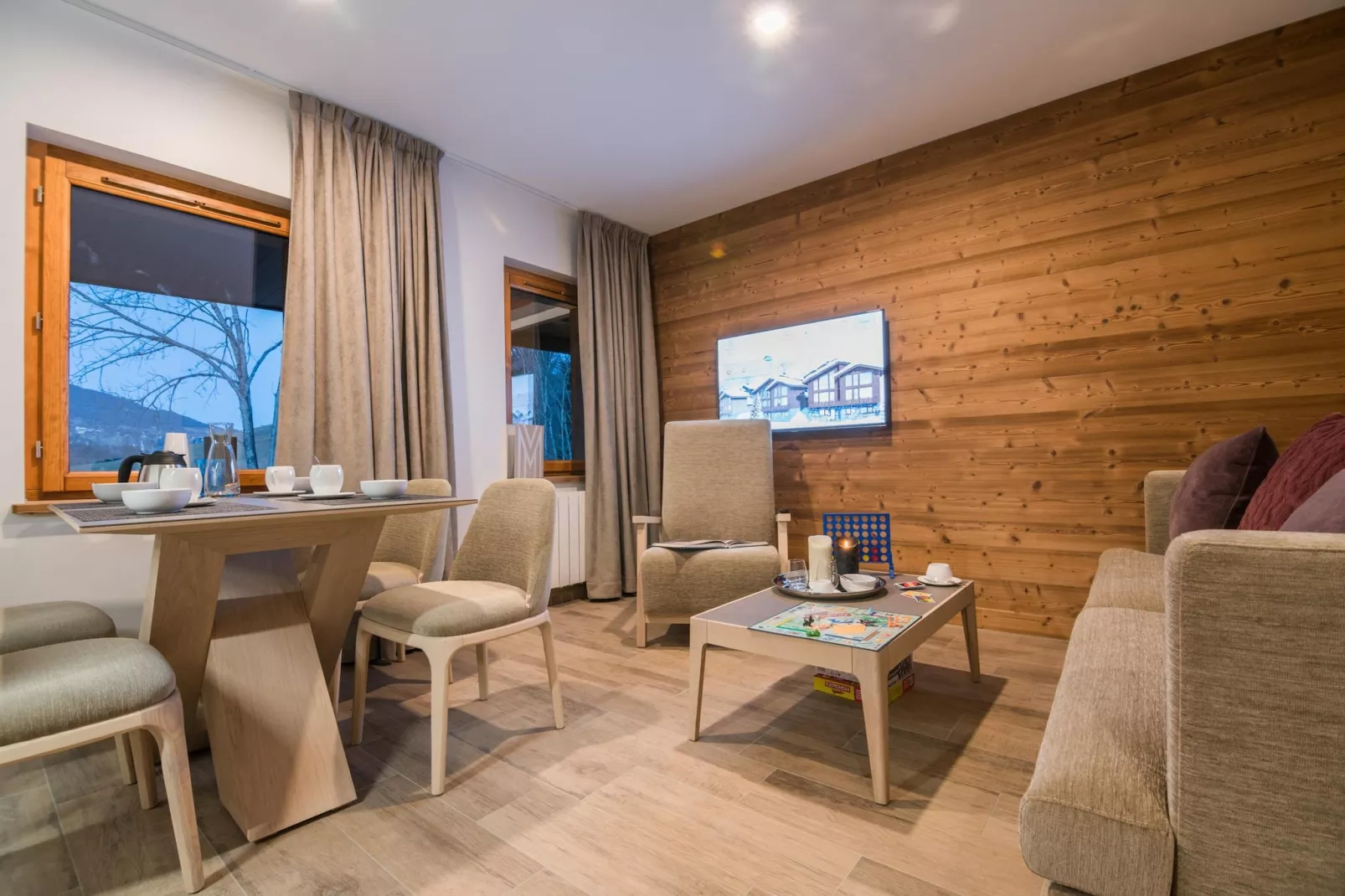 Les Portes de Megève 1-Living room