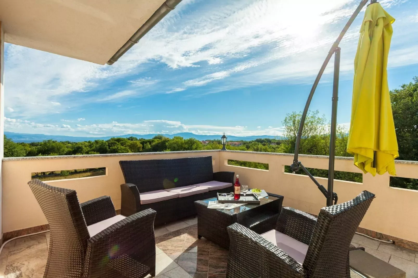 Apartment Dani 2-Terrassenbalkon