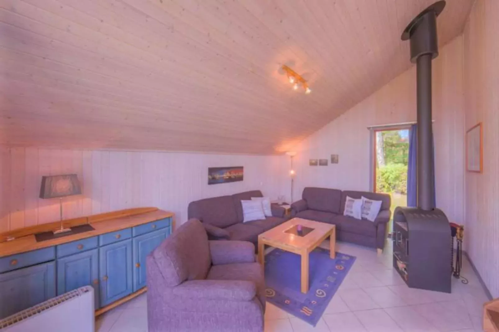 FH Wildgans Comfort mit Sauna & Kaminofen 81 qm 84-Living room