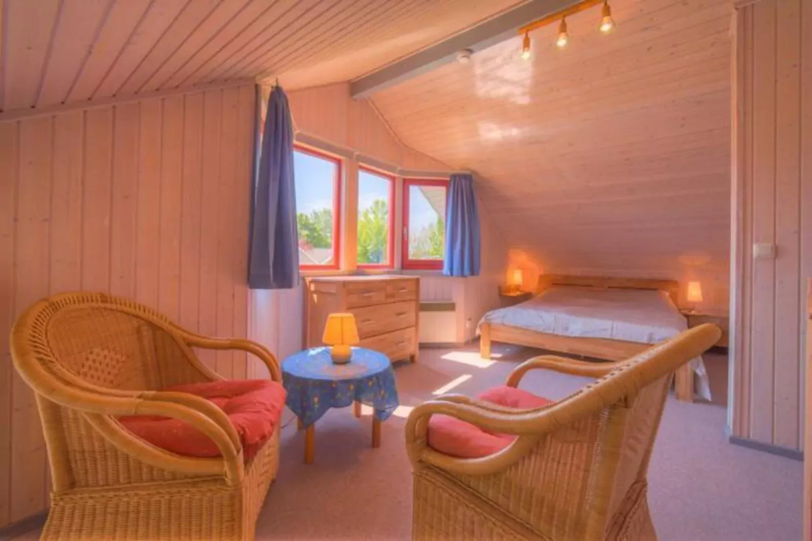FH Wildgans Comfort mit Sauna & Kaminofen 81 qm 84-Bedroom