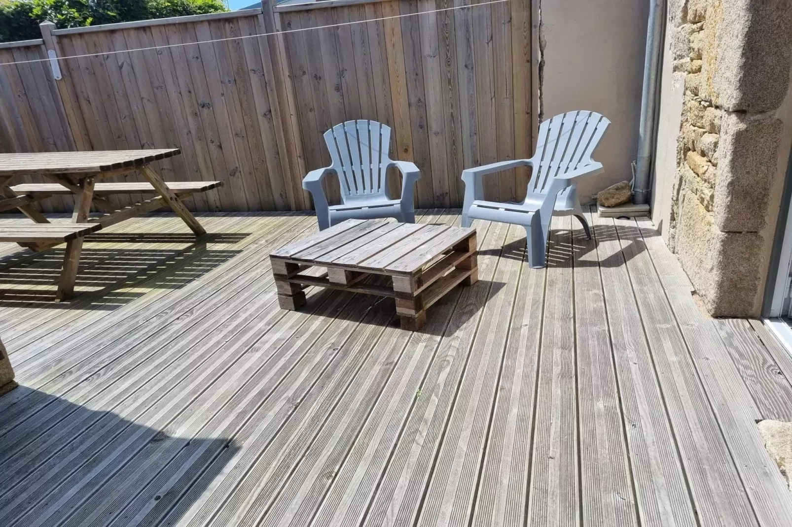 Semi-detached house Ile Grande - Pleumeur-Bodou-Terrace balcony