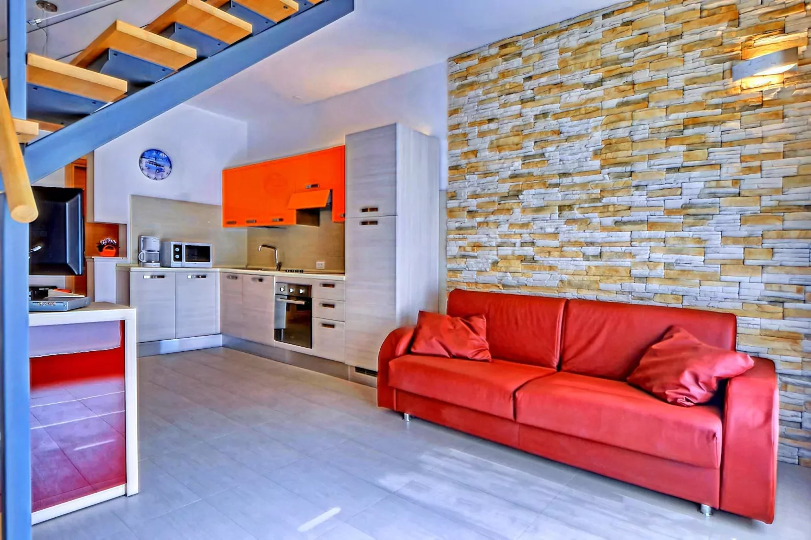 Apartment 1 Bibinje-Living room