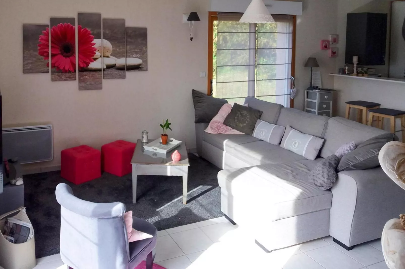 Terraced house St Quay-Portrieux-Living room