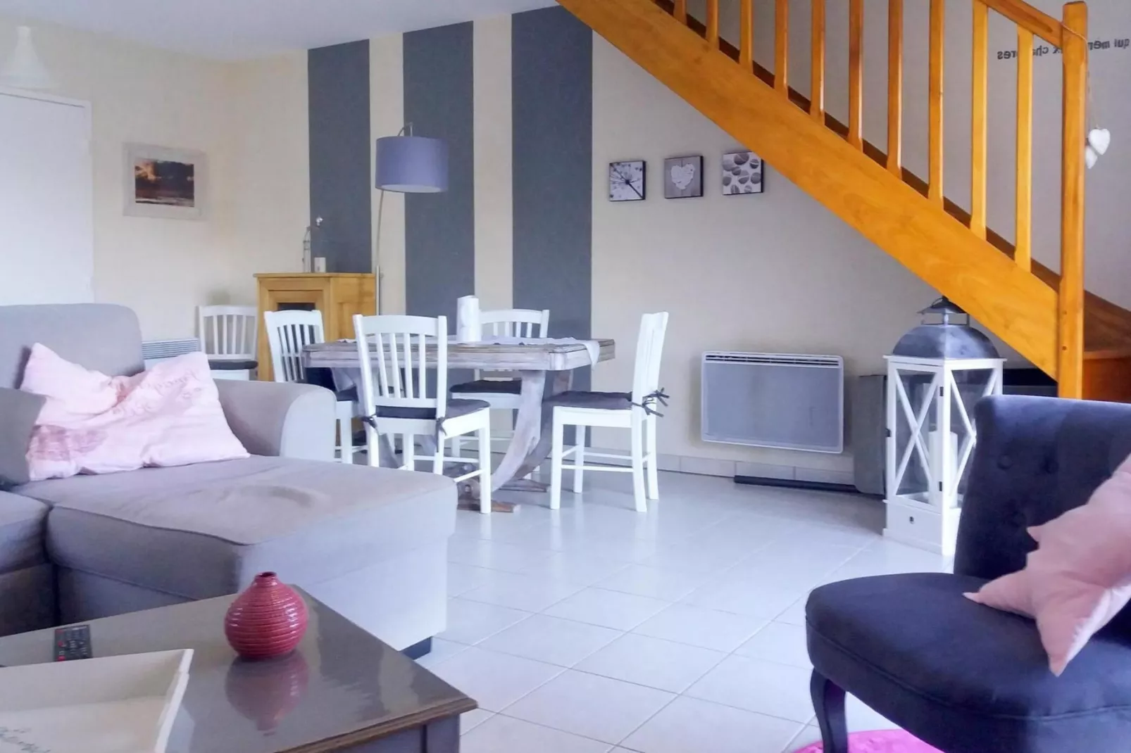 Terraced house St Quay-Portrieux-Living room
