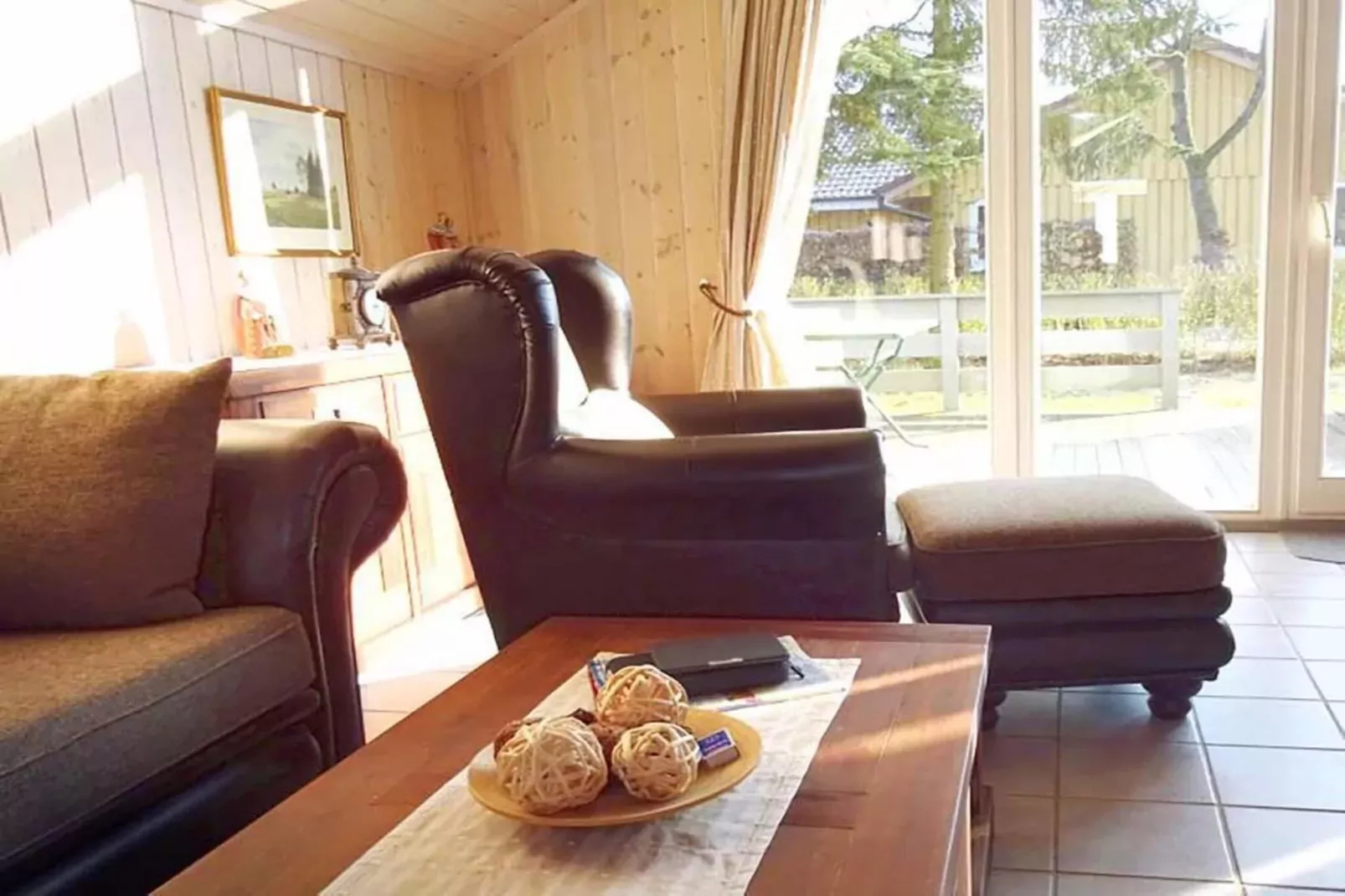 FH Wildgans Comfort mit Sauna & Kaminofen 81 qm 128-Living room