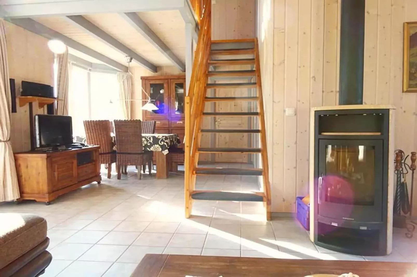 FH Wildgans Comfort mit Sauna & Kaminofen 81 qm 128-Living room