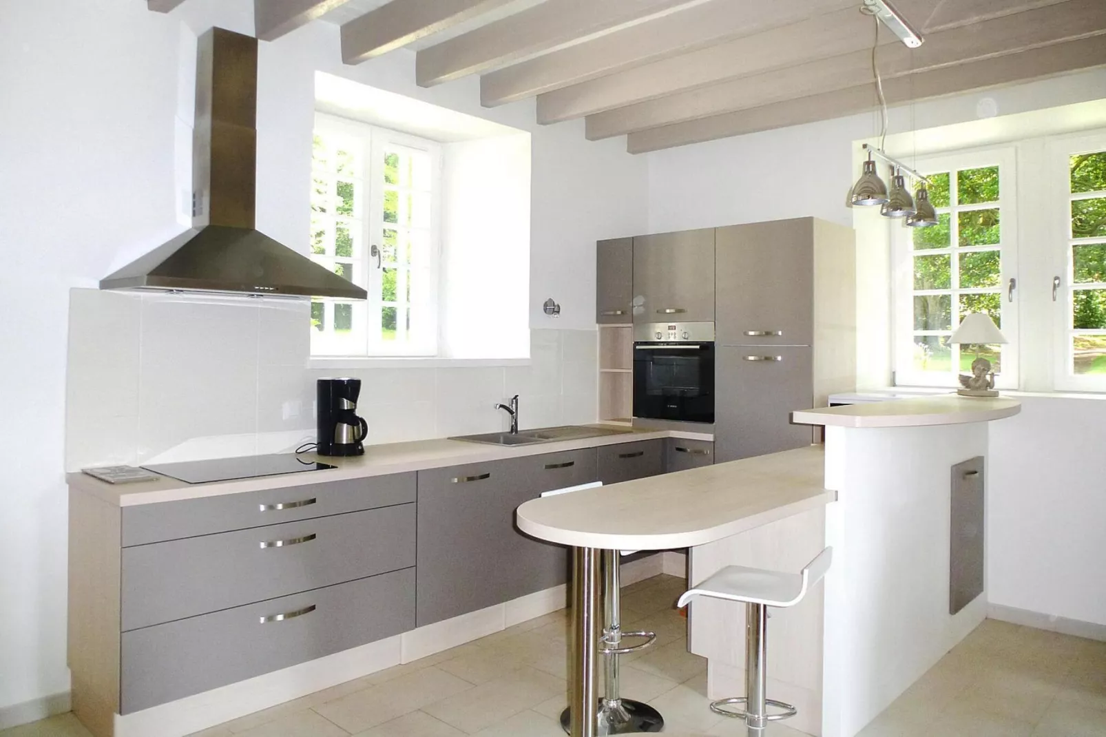 Beautiful country house on common property Plougrescant-Kitchen