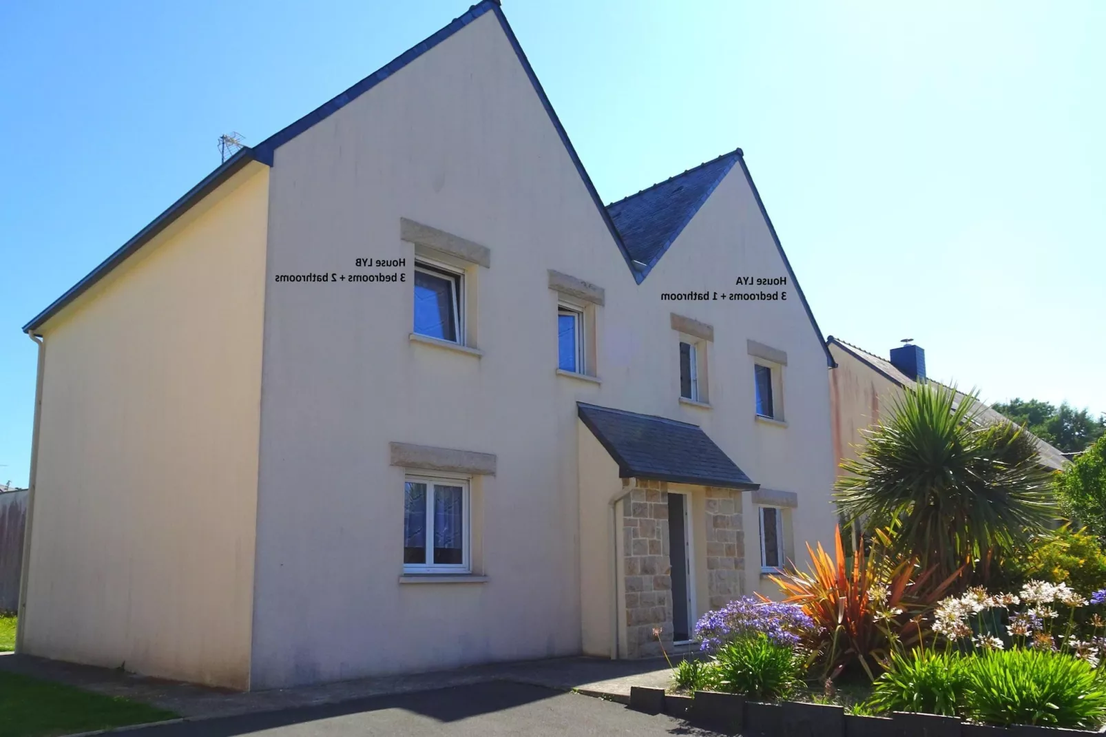 Semi-detached houses, St. Quay-Portrieux-3 chambres + 1 sdb-Exterior summer
