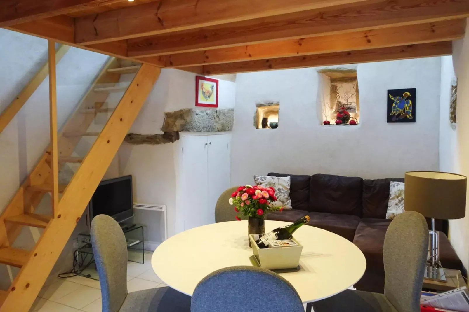 Terraced house St Gildas-de-Rhuys-Salle à manger
