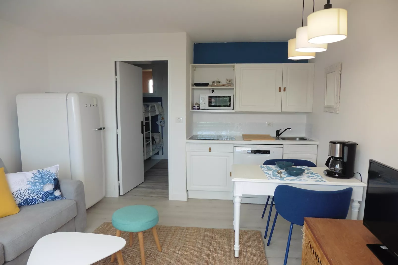 Studio in Sainte-Maxime-Living room