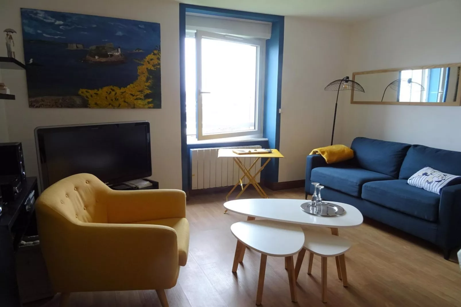 Studio apartment Plougasnou-Living room