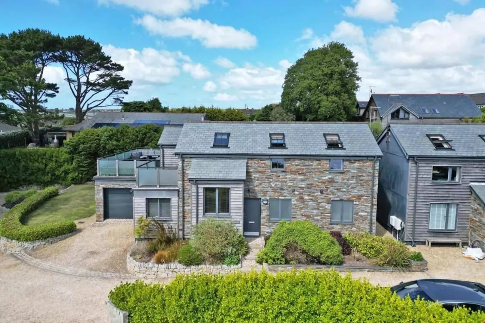 Natural stone cottage with garden and sea view on Breton estate Plougasnou-Gebiete Sommer 5 km
