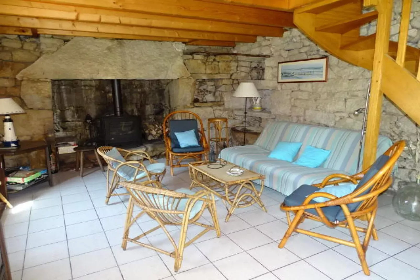 Holiday home Plouhinec-Living room