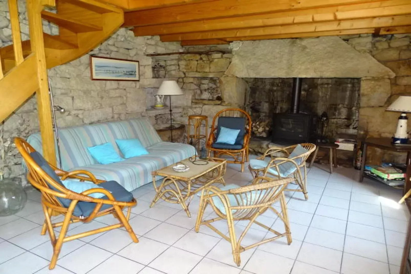Holiday home Plouhinec-Living room