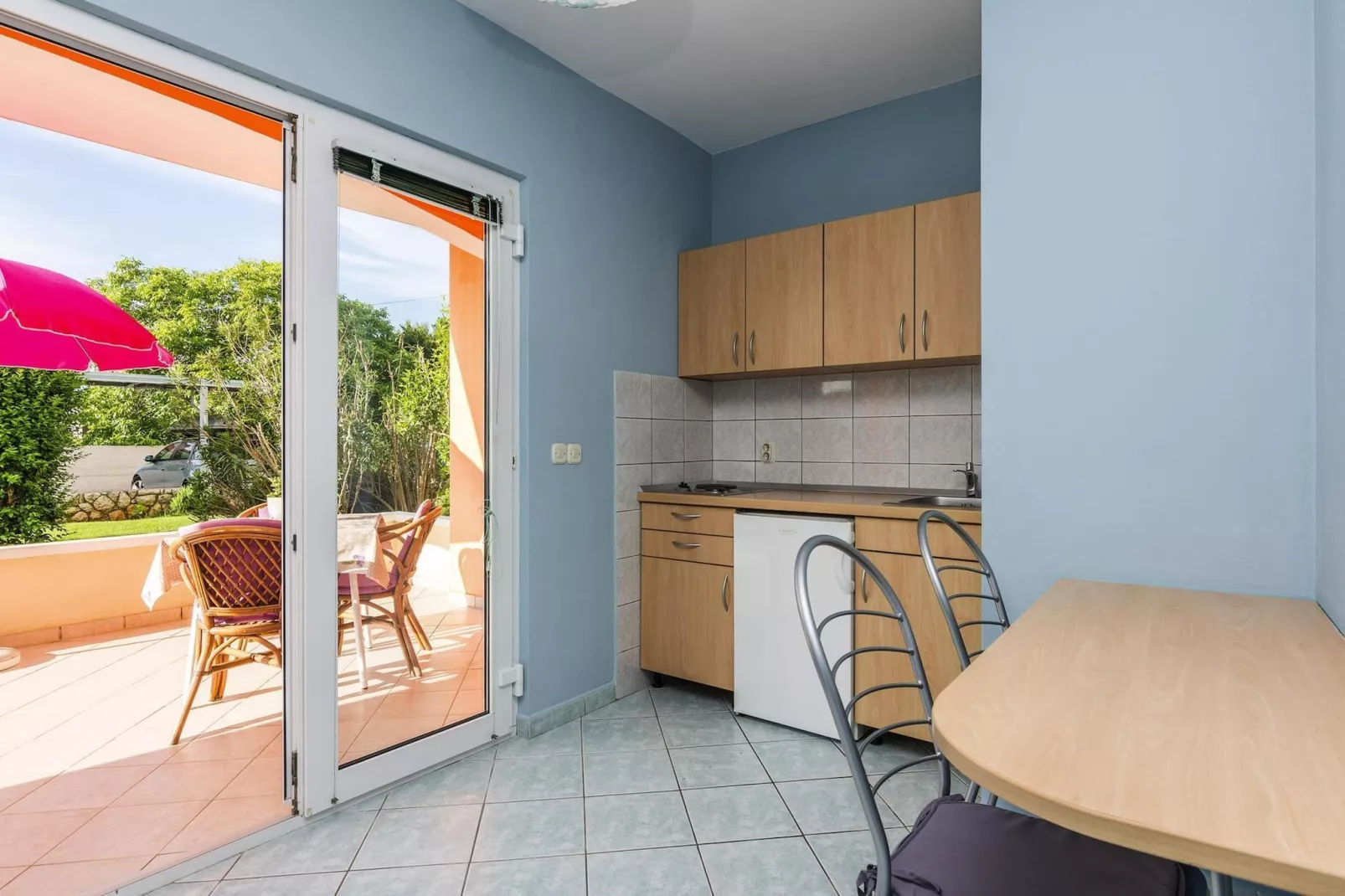 Apartments Albi, Zaton-Studio A2, ca. 25 qm, bei Belegung mit 1-2 Erw.-Esszimmer