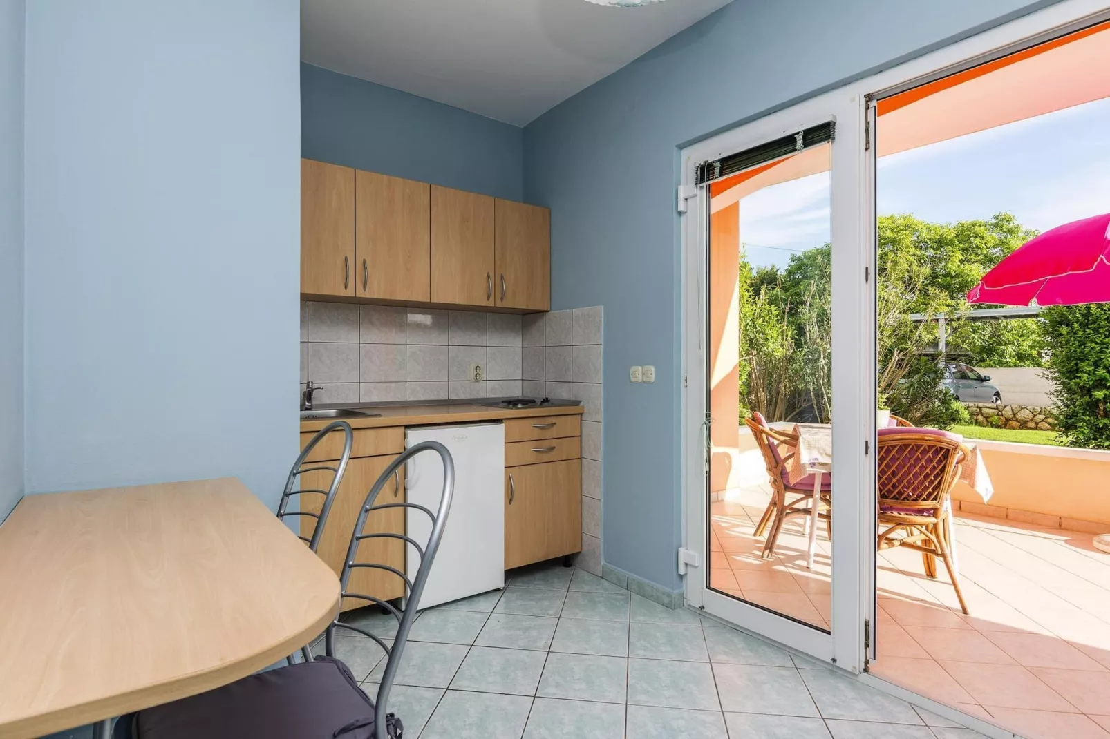 Apartments Albi, Zaton-Studio A2, ca. 25 qm, bei Belegung mit 1-2 Erw.-Esszimmer