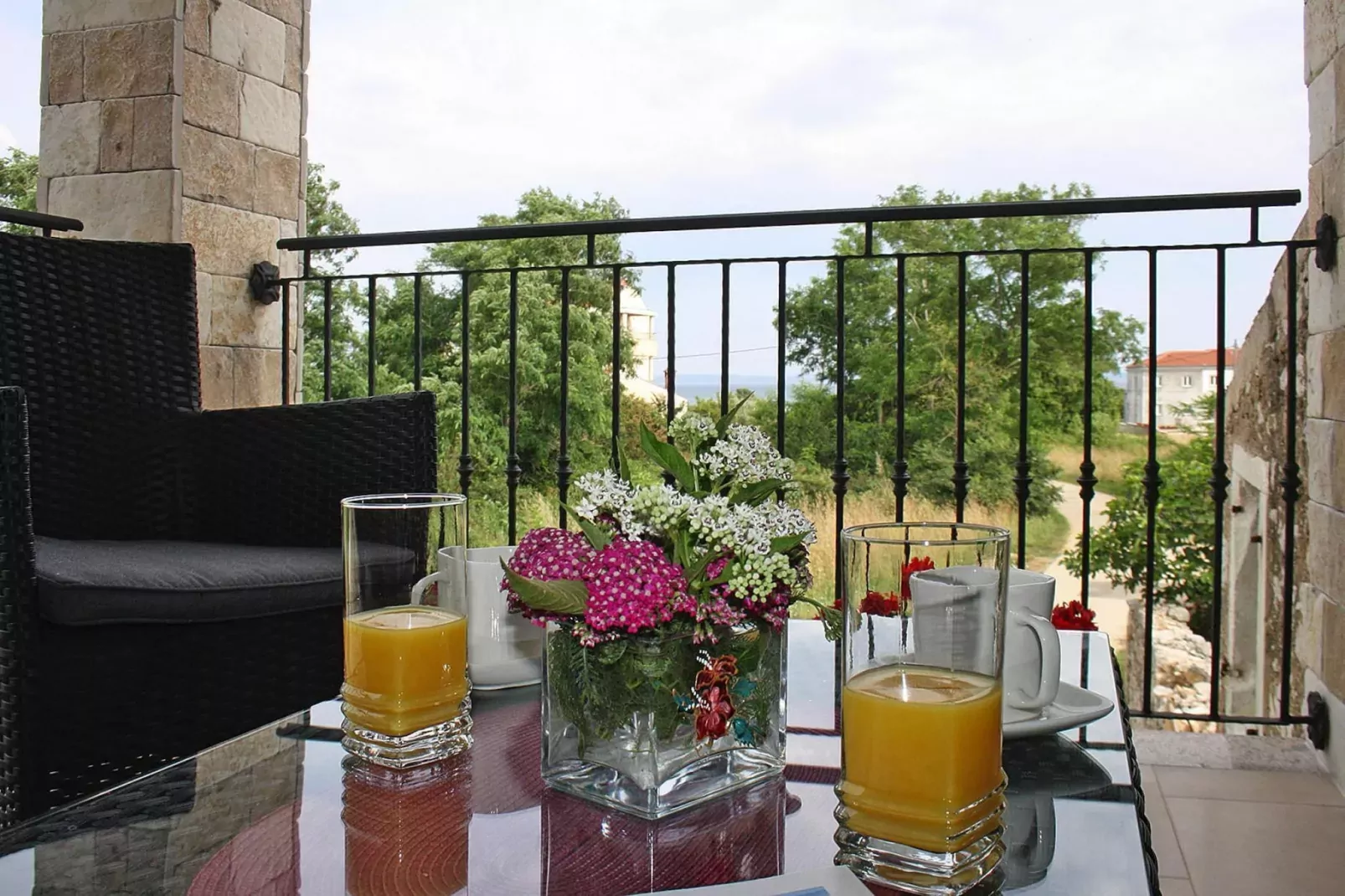 Holiday home, Privlaka-Ferienhaus Ruza, ca. 90 qm, bei Belegung mit 1-4 Personen-Balcon-terrasse