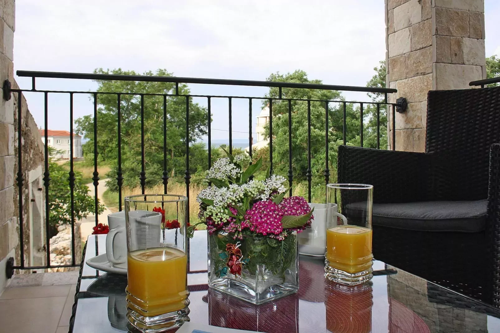 Holiday home, Privlaka-Ferienhaus Ruza, ca. 90 qm, bei Belegung mit 1-4 Personen-Balcon-terrasse