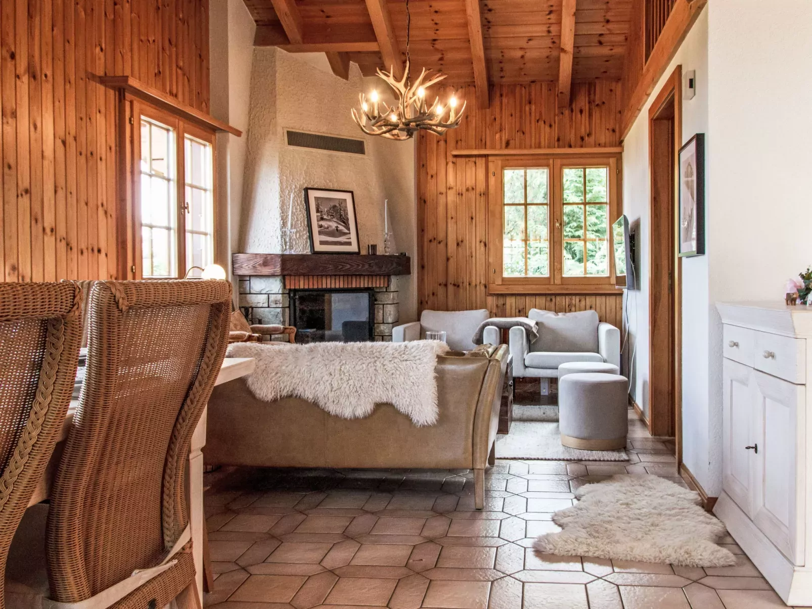 Chalet Soleil-Drinnen