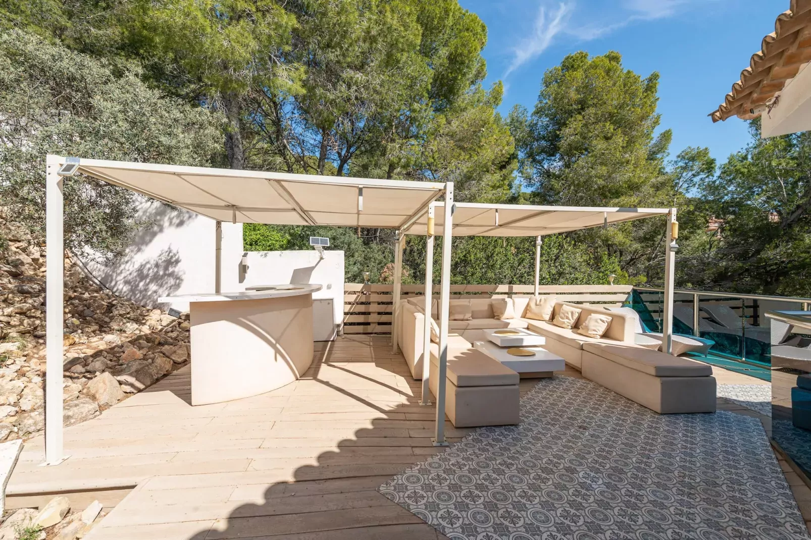 Villa Ocean View-Außenbereich Sommer