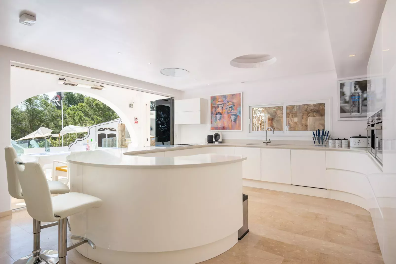 Villa Ocean View-Außenbereich Sommer