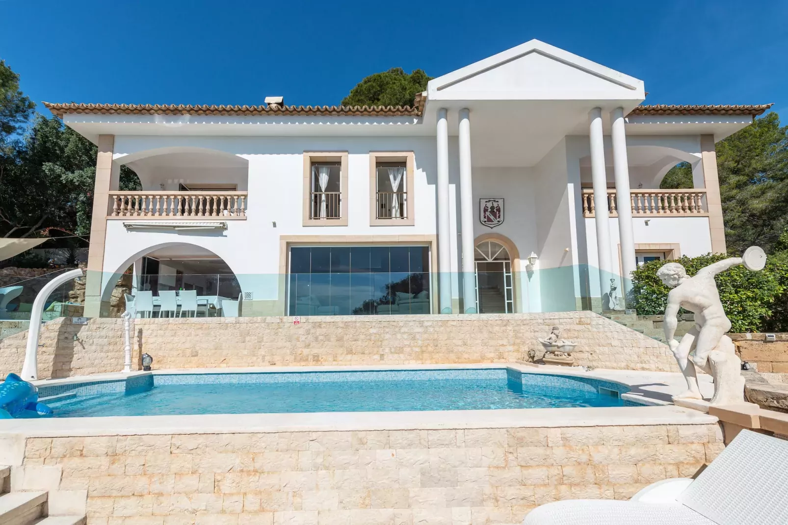Villa Ocean View-Außenbereich Sommer