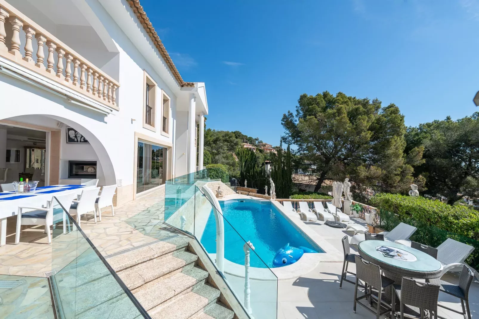 Villa Ocean View-Außenbereich Sommer